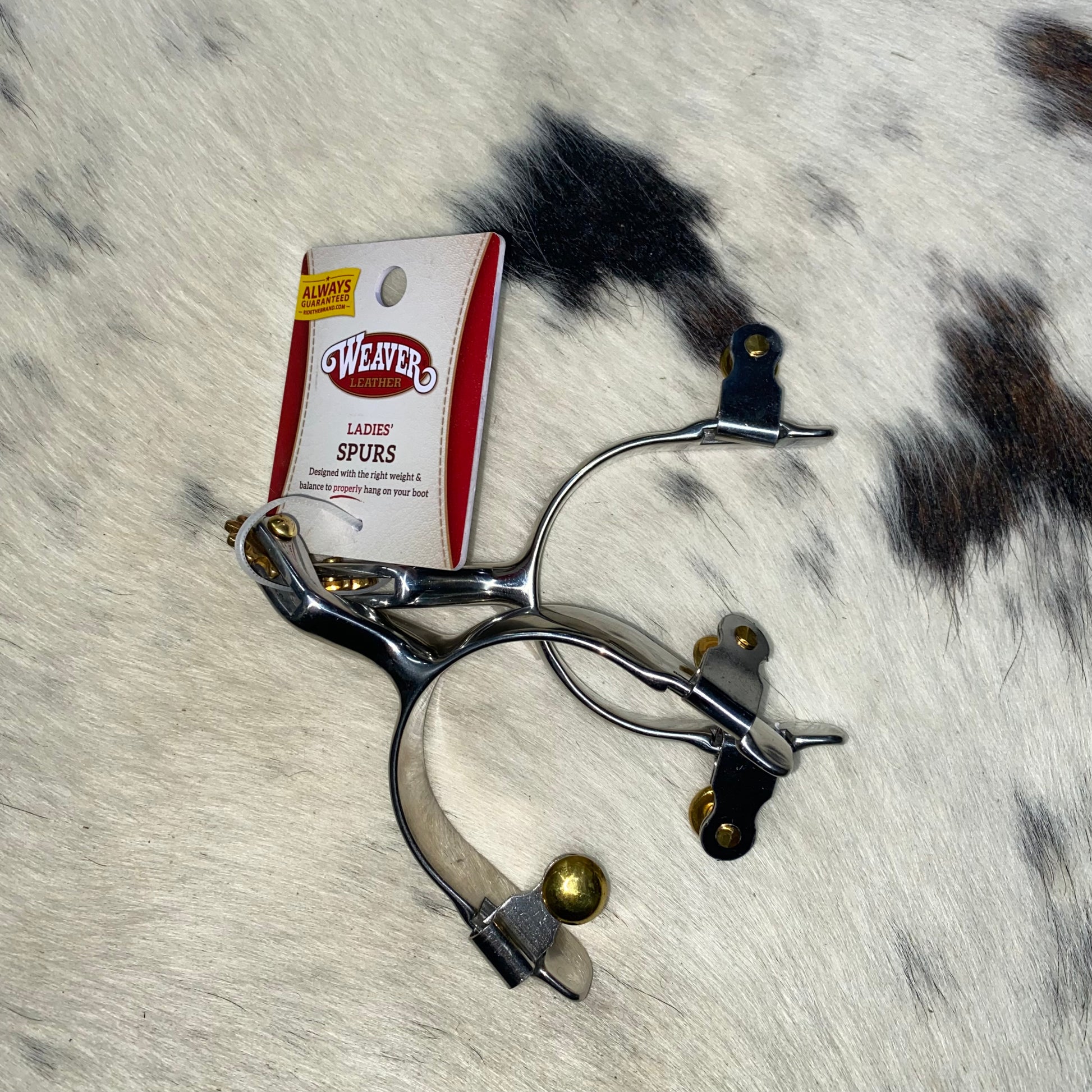 New weaver spurs womens metal sterling silver tack gear equine equipment 