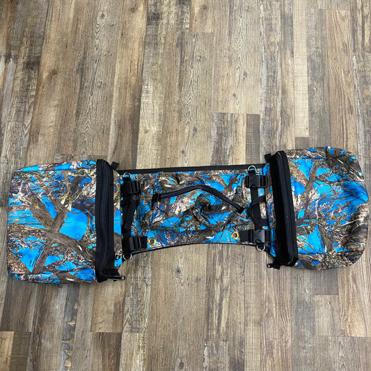 Amish Made Blue Camo Detachable Saddle Bags