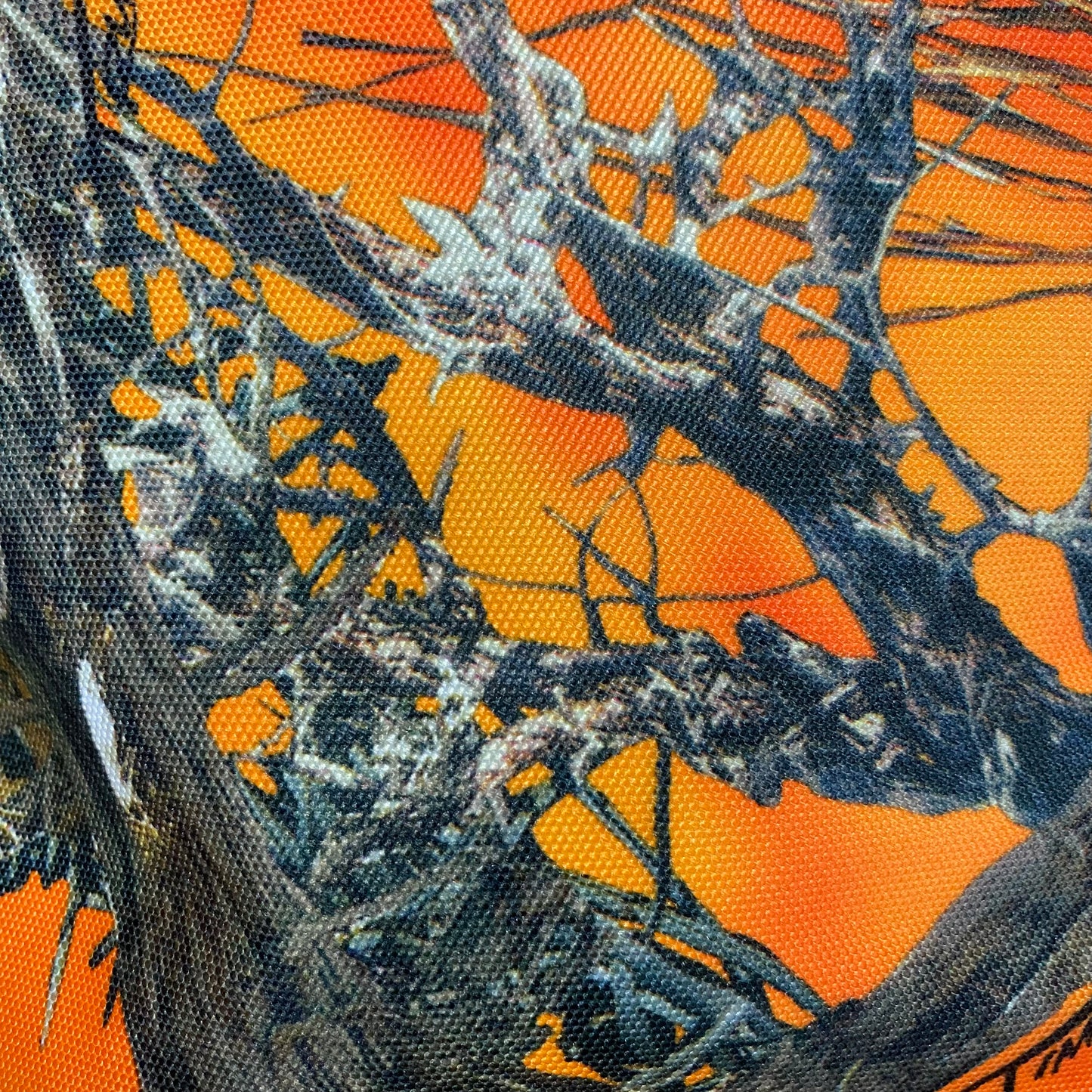 Amish Made Orange Camo Detachable Saddle Bags