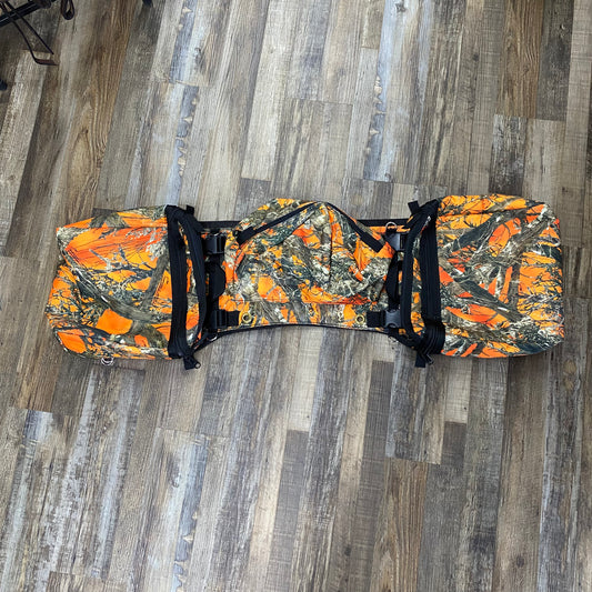Amish Made Orange Camo Detachable Saddle Bags