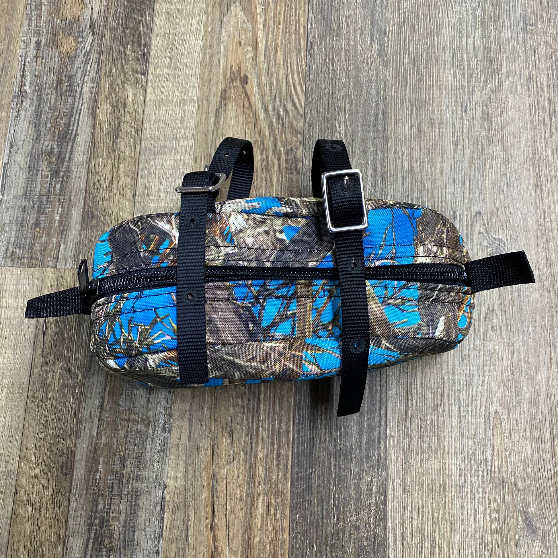 Amish Made Pommel Bag Blue Camo