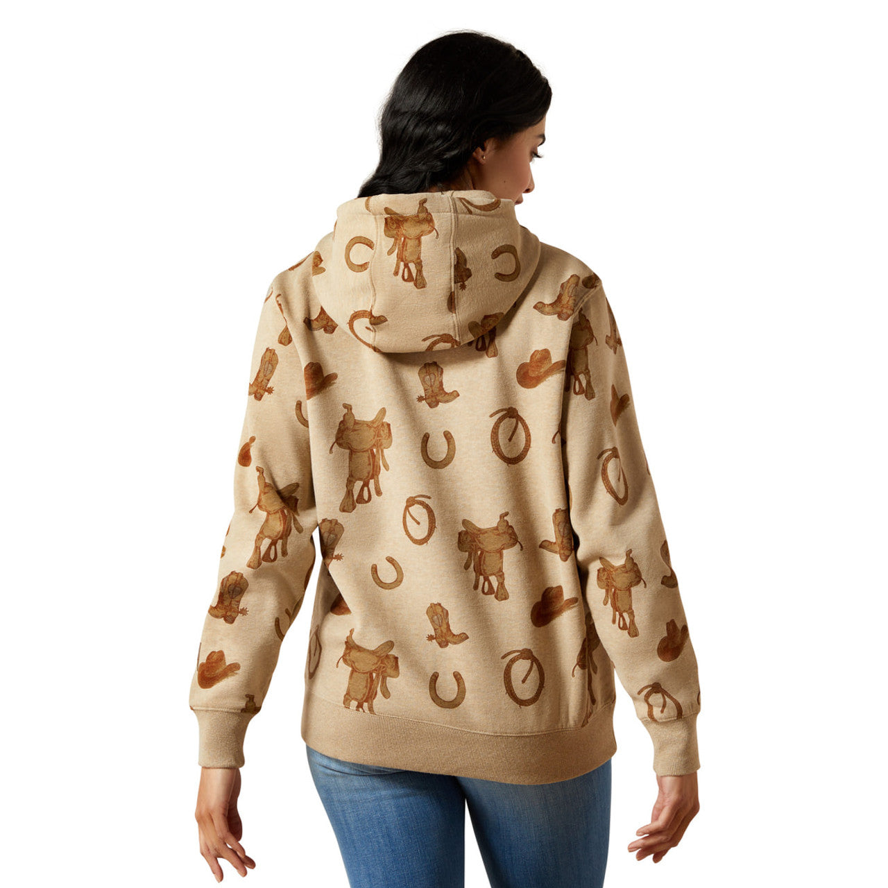 Ariat Womens 2.0 Hoodie SAVANNAH TAN HEATHER