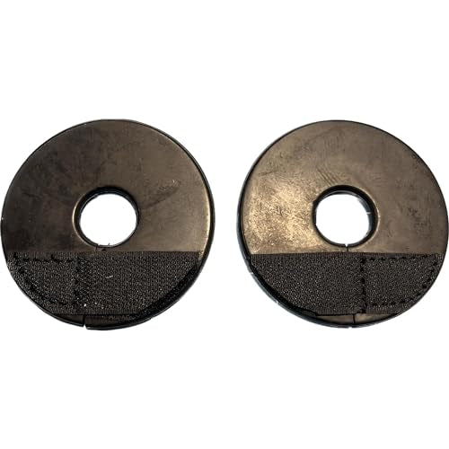 Black Rubber Bit Guards w/ Velcro by Quality Horse Products