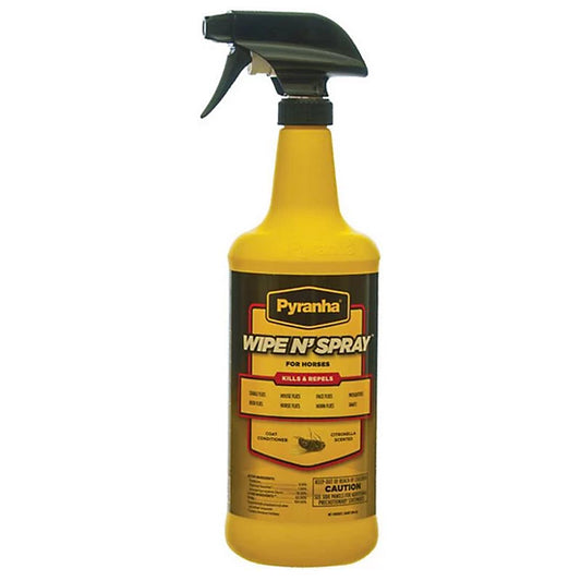 Pyranha Wipe N' Spray Fly Repellent