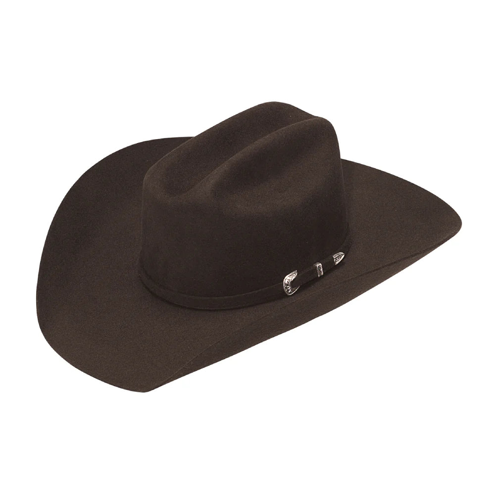 Twister Chocolate Wool Adult Cowboy Hat