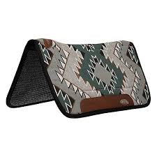 WEAVER ALL PURPOSE SADDLE PAD Green Aztec 32x 32”