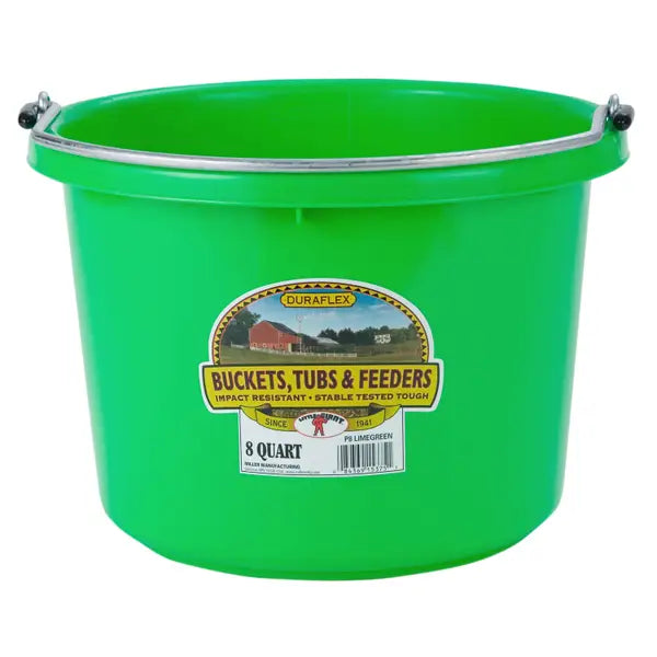 LIME GREEN 8 Quart Bucket By Little Giants