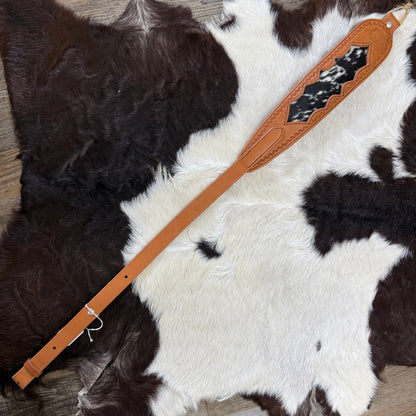 Amish Hand Crafted Light Tan Brown Leather Gun Slings w/ Genuine Cowhide