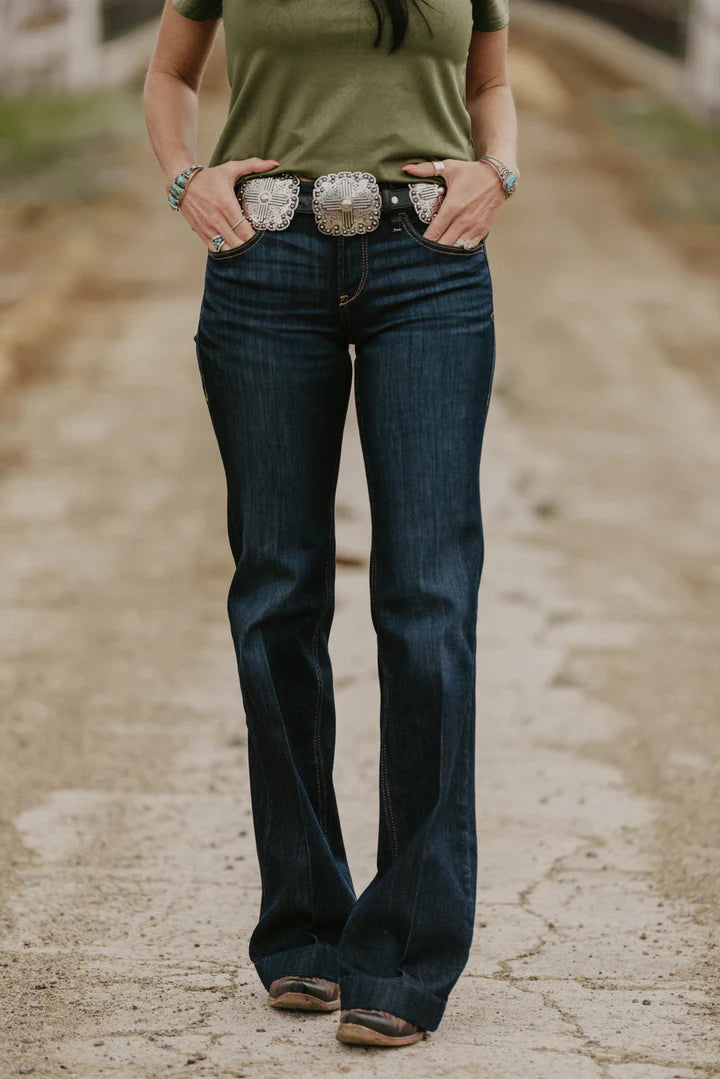 Ariat Womens Perfect Rise Ophelia Trouser in Nashville Wash