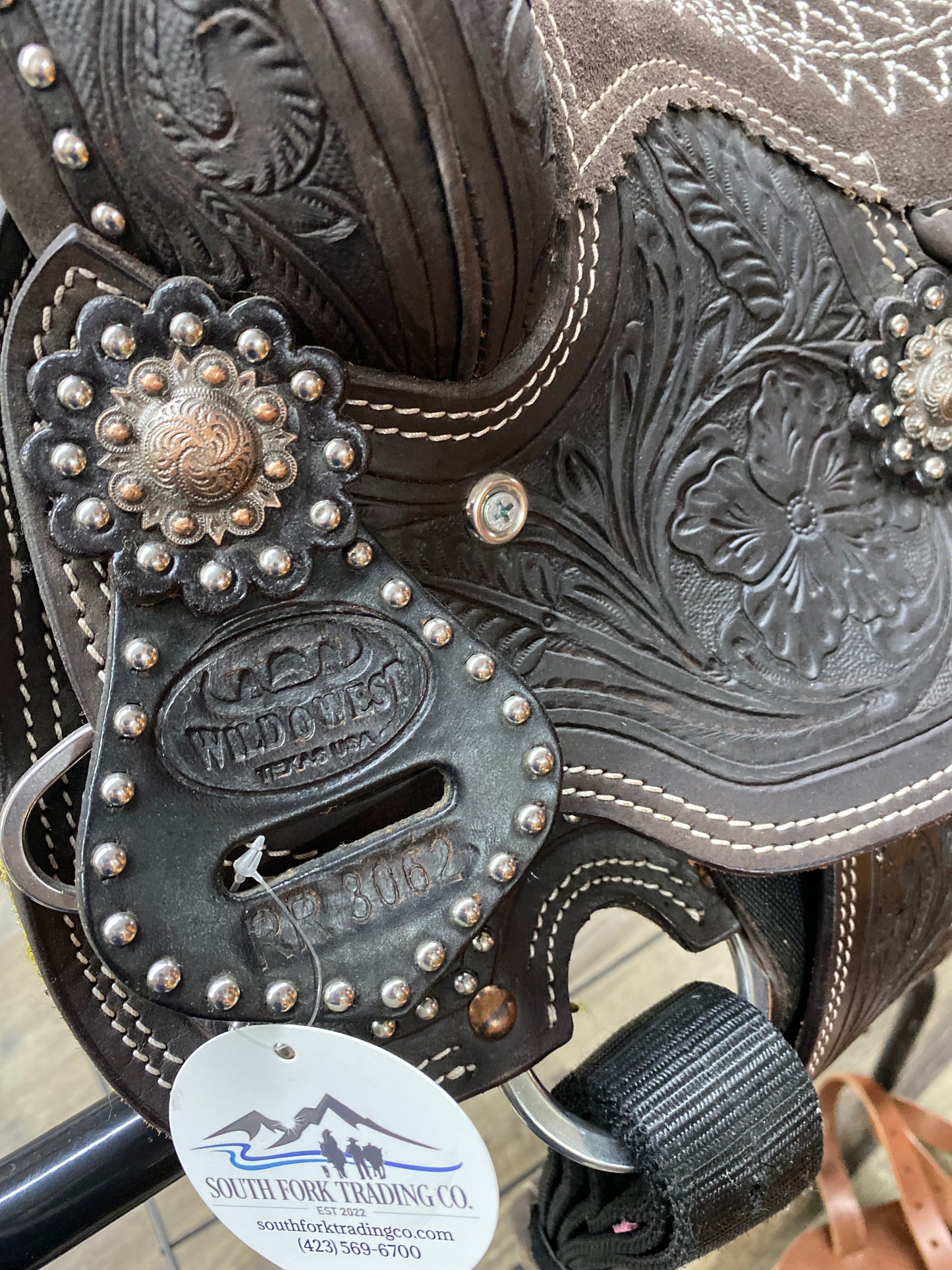 NEW 8” WILD O WEST Youth Show Saddle RR3062