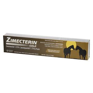 Zimecterin GOLD  (Ivermectin) Horse Dewormer 1 Dose