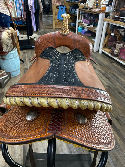 Used Circle M 16” Barrel Saddle