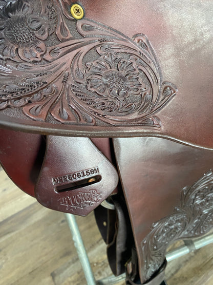 Used Lightly TUCKER HIGH PLAINS TRAIL SADDLE 16.5”