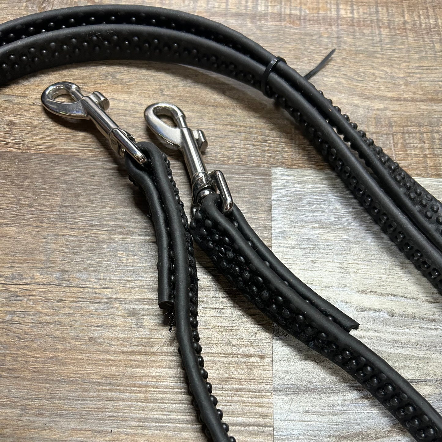 Black Beta Halter Bridle Amish Crafted Sticky Grip Reins 