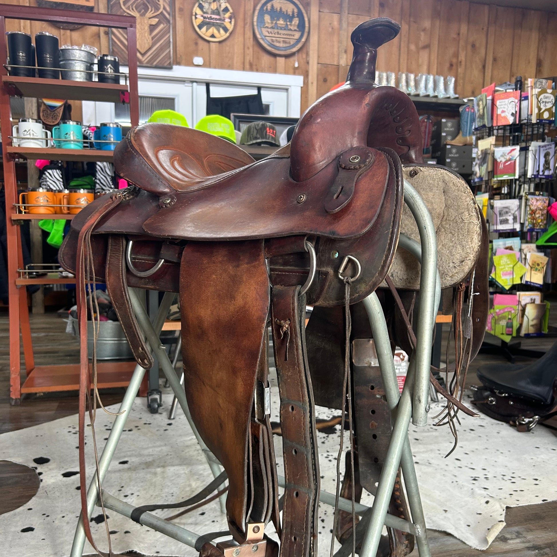 USED Blue Ridge Saddlery Western Saddle 17"