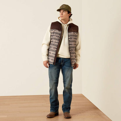 Ariat® Mens Crius Insulated Vest Concealed Carry TONAL SOUTHWEST|SILVER MINK HEATHER