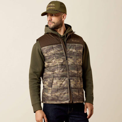 Ariat® Mens Crius Insulated Vest Concealed WREN CAMO SERAPE