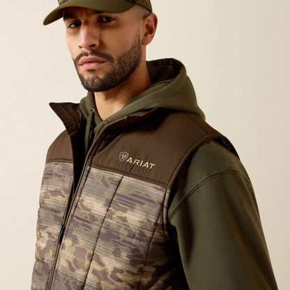 Ariat® Mens Crius Insulated Vest Concealed WREN CAMO SERAPE