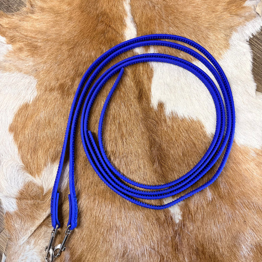 Kentucky Blue Amish Crafted Rubber Sure Grip Sticky Split Reins GRIPPY REINS