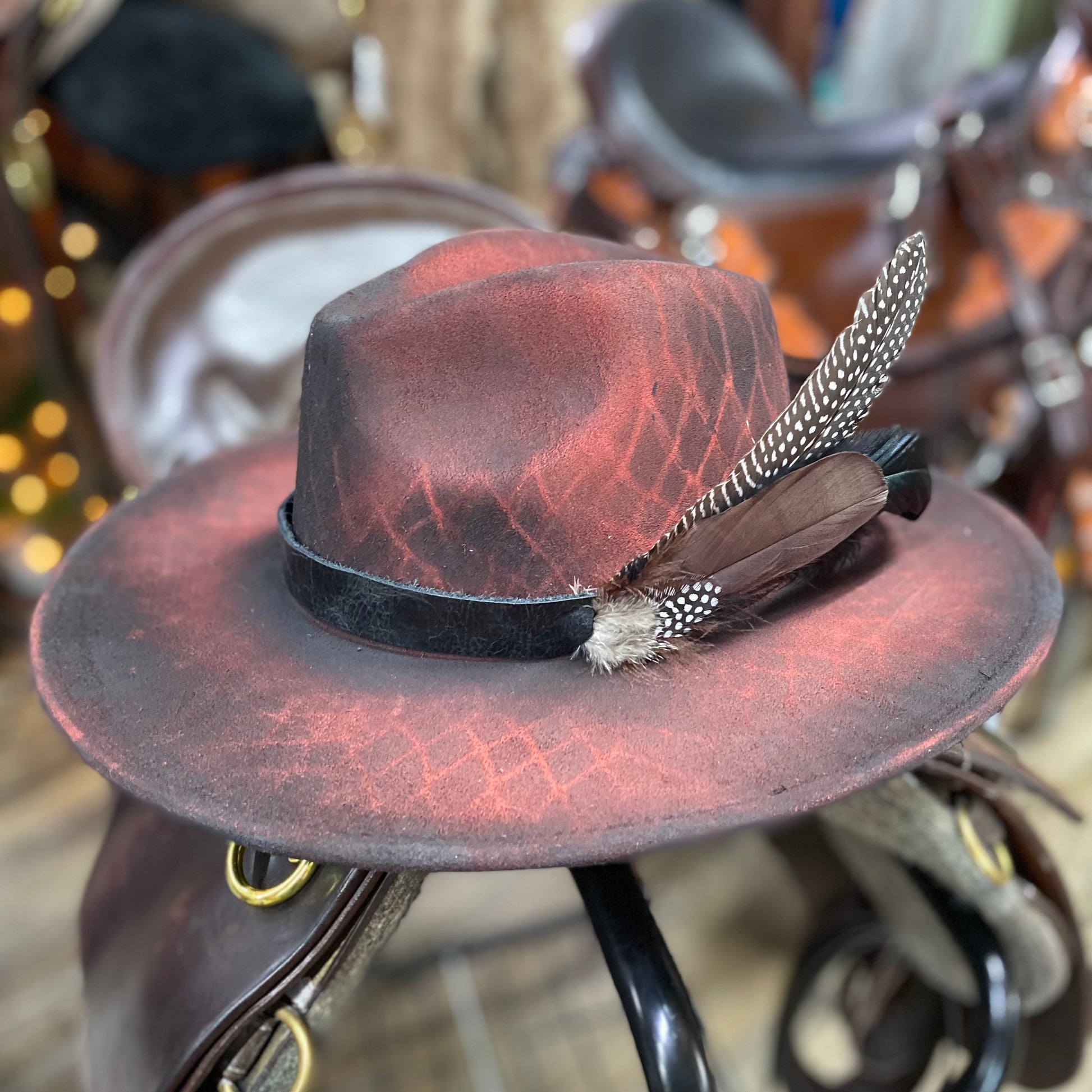 Let it Burn Fedora Hat Byrdie Mae’s Creation Cowboy Hat