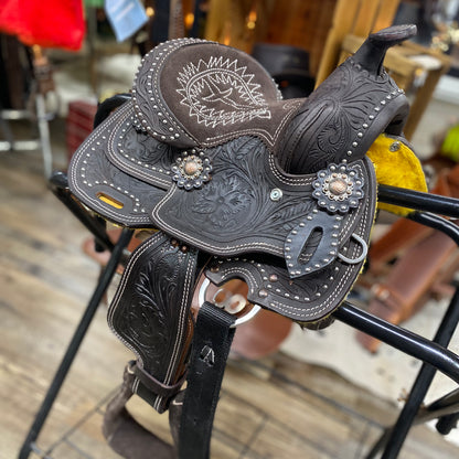 NEW 8” WILD O WEST Youth Show Saddle RR3062