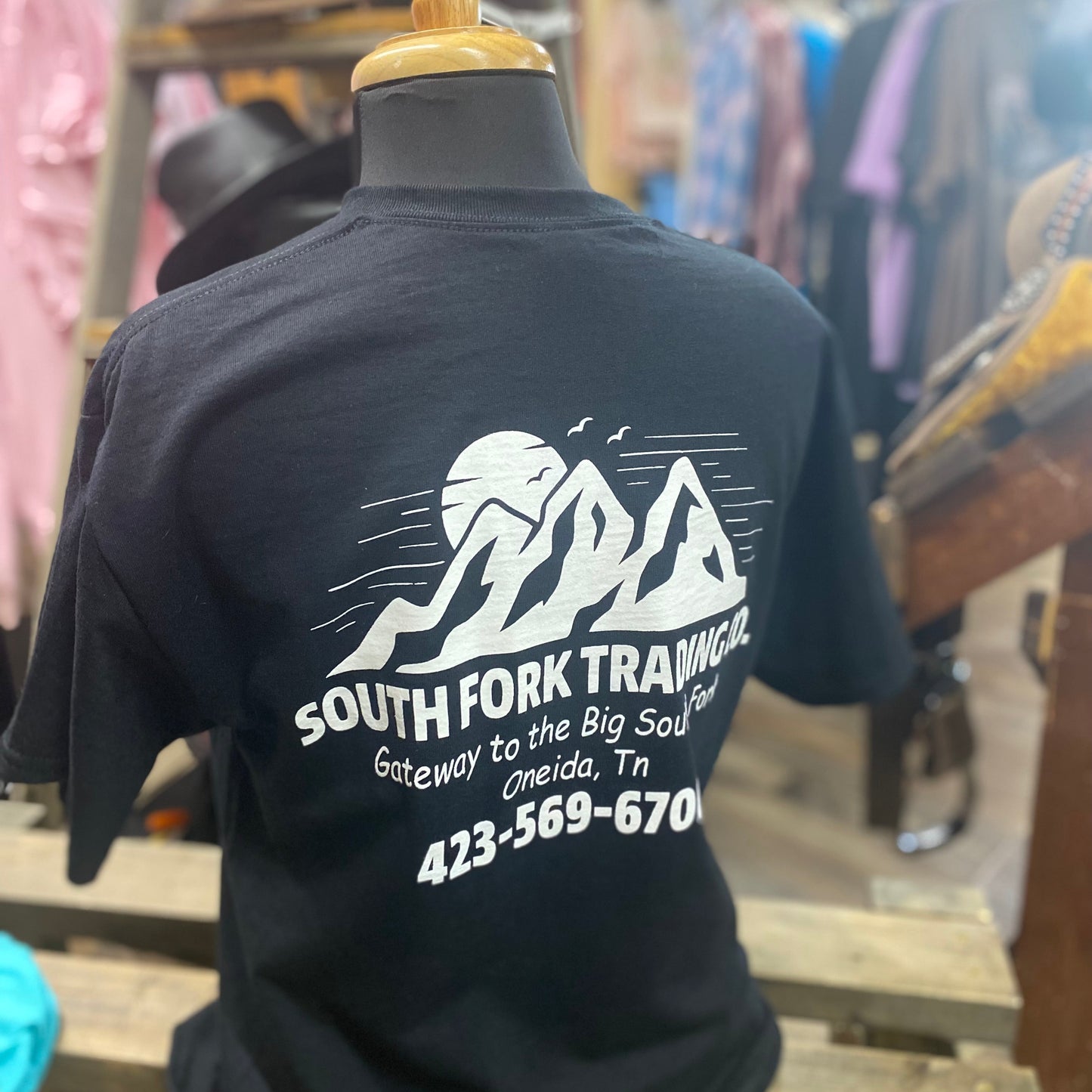 NEW Black & White South Fork Trading Co - Adult Unisex Tee