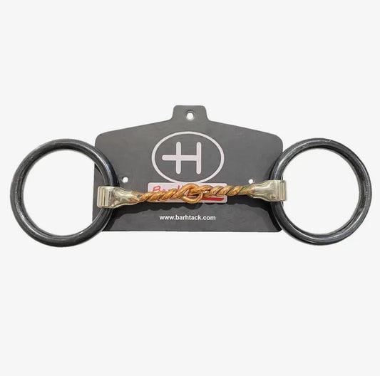 O Ring Twisted Copper Wire Snaffle Bit