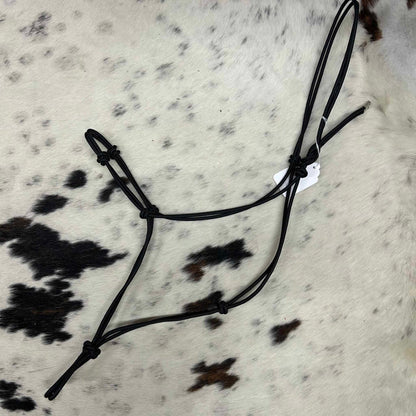 Quality Nylon Rope Halter Black