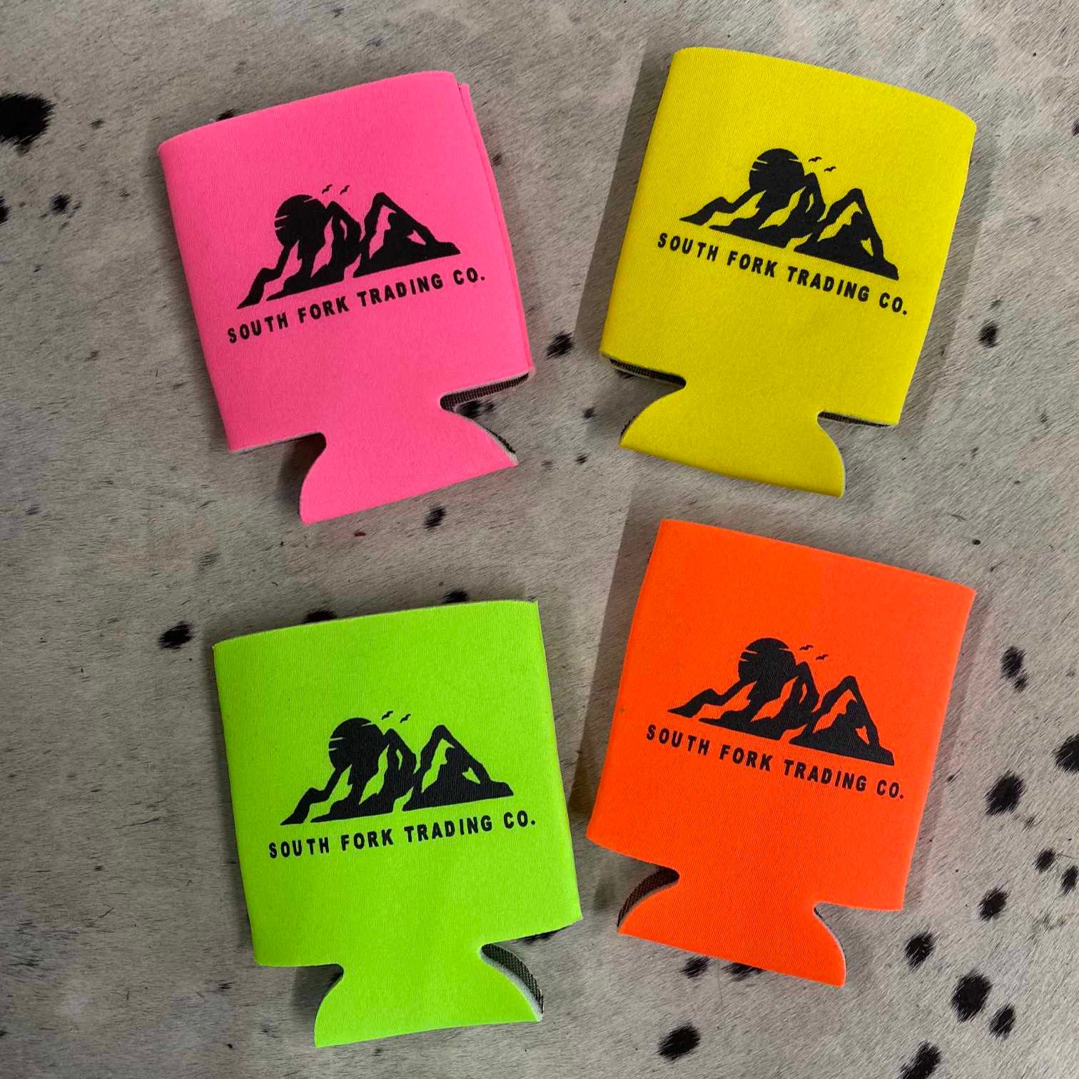 South Fork Trading Co Neon Foam Can Koozies