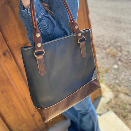 The Ultimate Ride Amish Made Leather Hand Bag & Wallet Set
