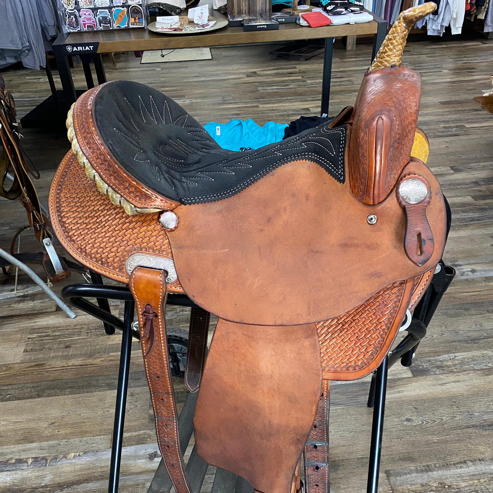 Used Circle M 16” Barrel Saddle