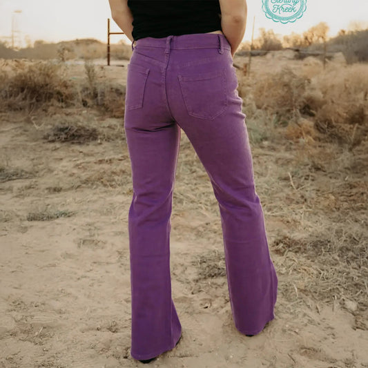 Walk-in West Purple Denim Long Pants