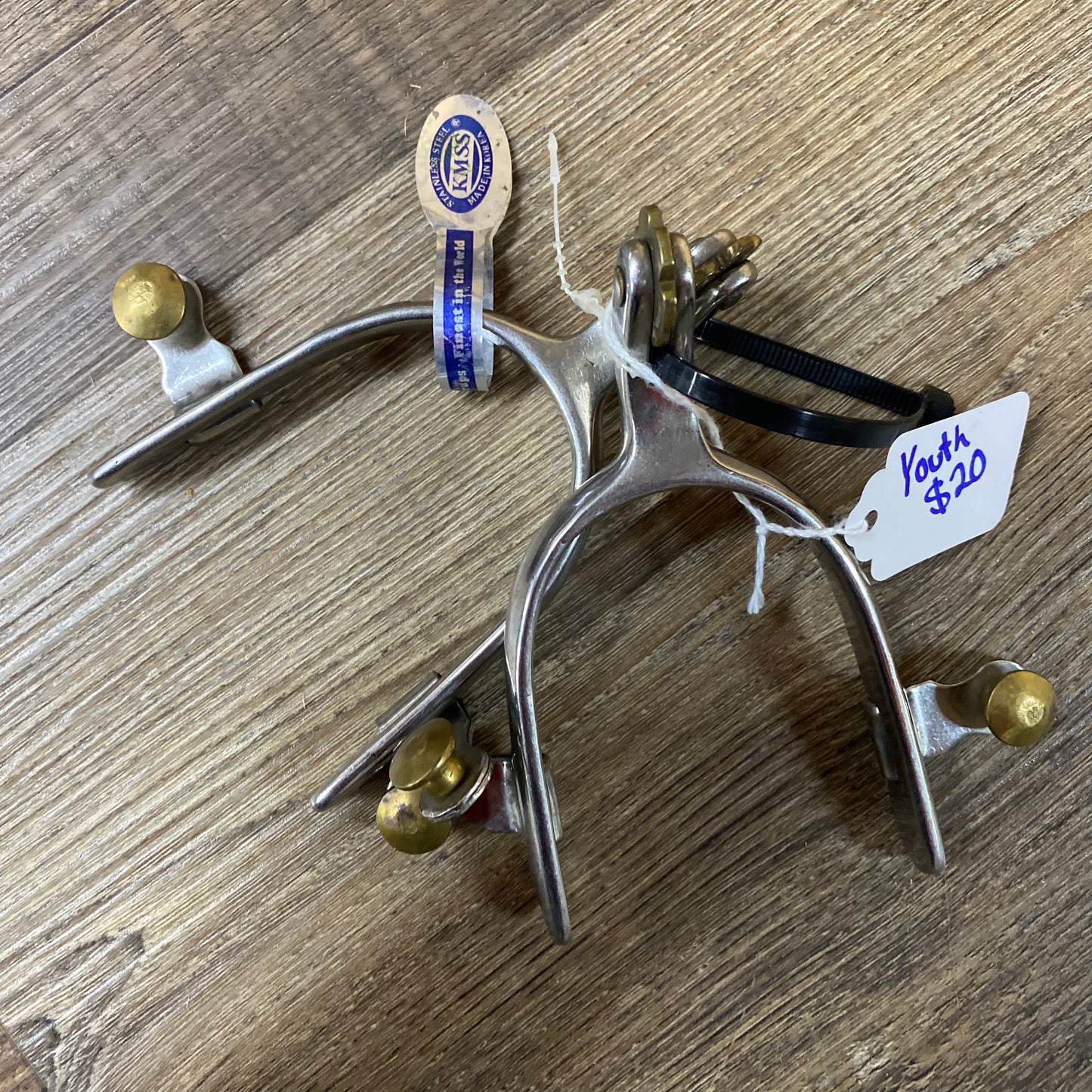 YOUTH Preloved/Old Stock 2" Shank Rowel Spurs