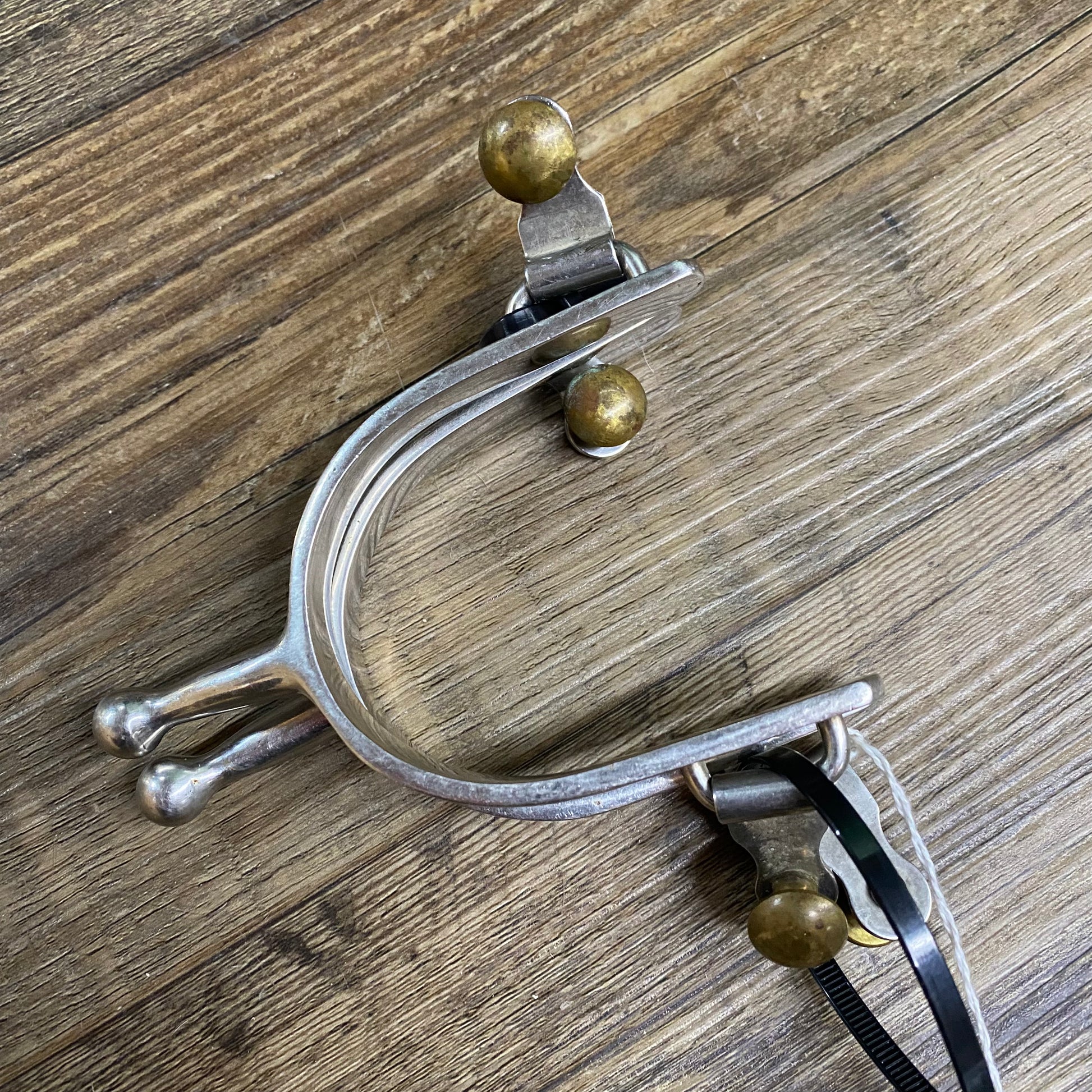 YOUTH Preloved/Old Stock 2" Shank Rowel Spurs Blunt End