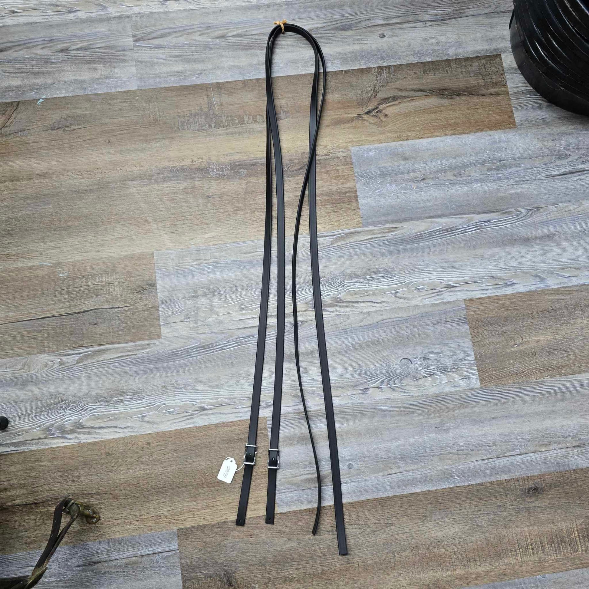 Amish Crafted Biothane Split Reins - Black