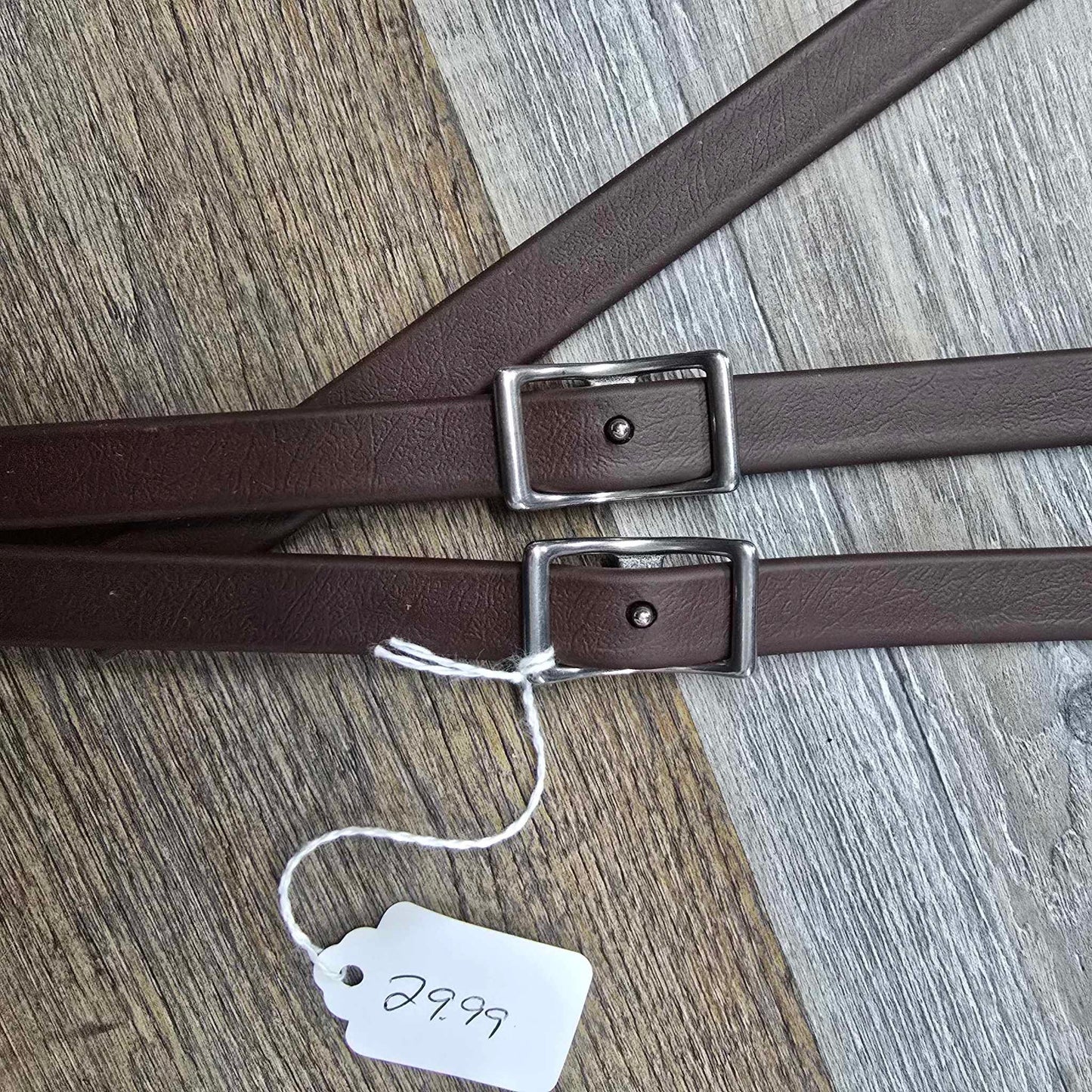 Amish Crafted Biothane Split Reins - Brown