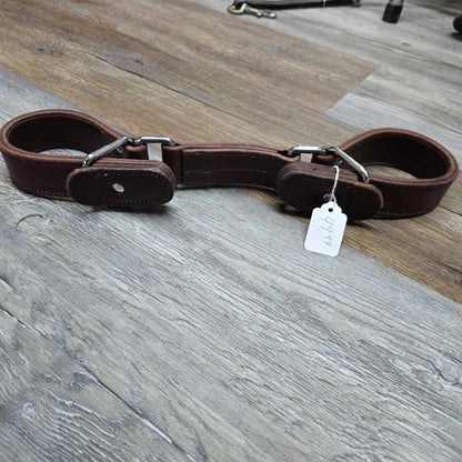 Amish Hand Crafted Leather Horse Hobbles Dark Brown