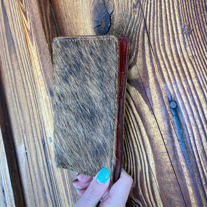 Amish Made Leather Hair On Cowhide Wallet