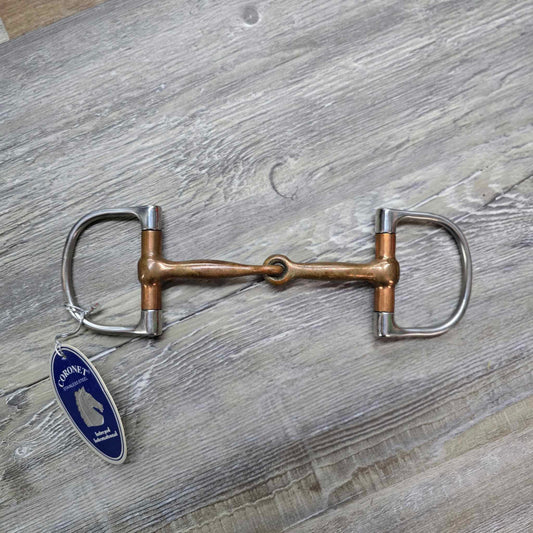 Coronet Copper Mouth Dee Ring Snaffle Bit