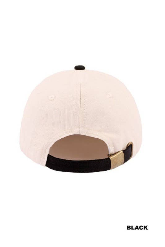 Bless Your Heart Two Tone Canvas Cotton Cap: CAMO