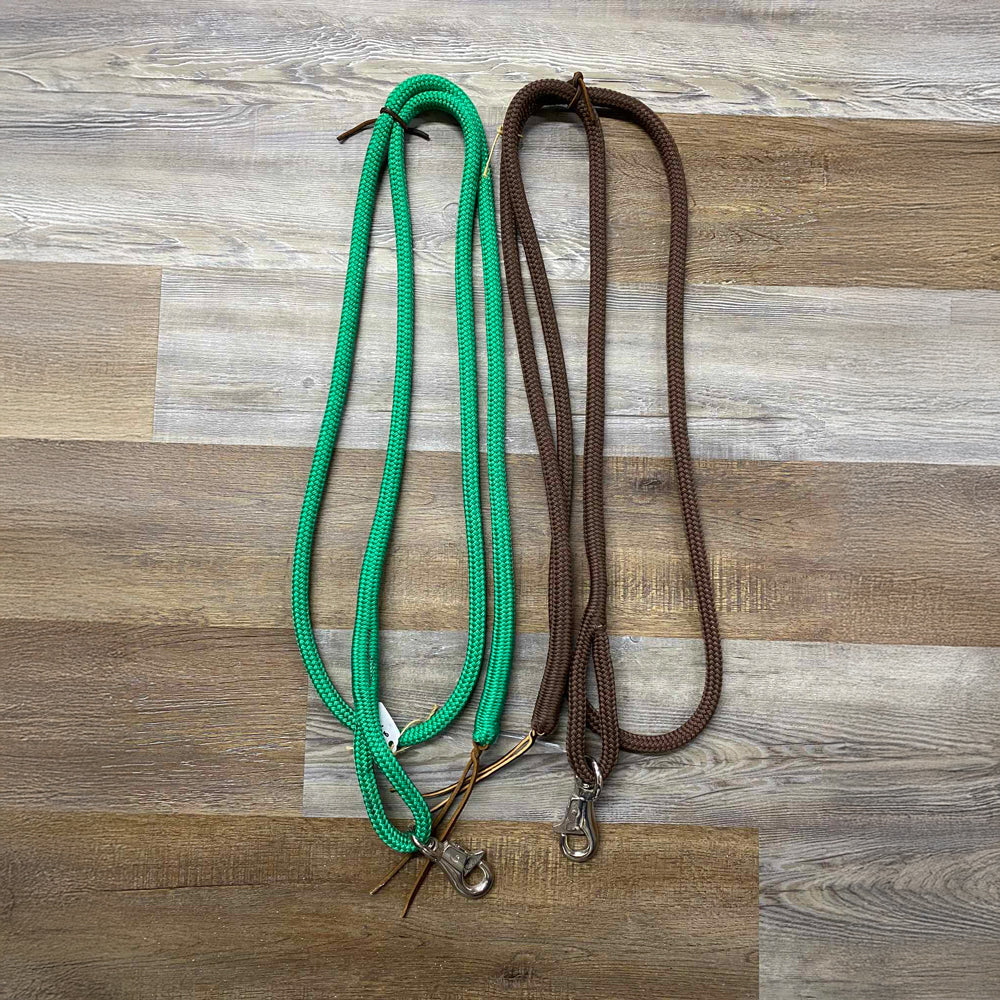 Heavy Duty Poly Lead Rope Green or Brown