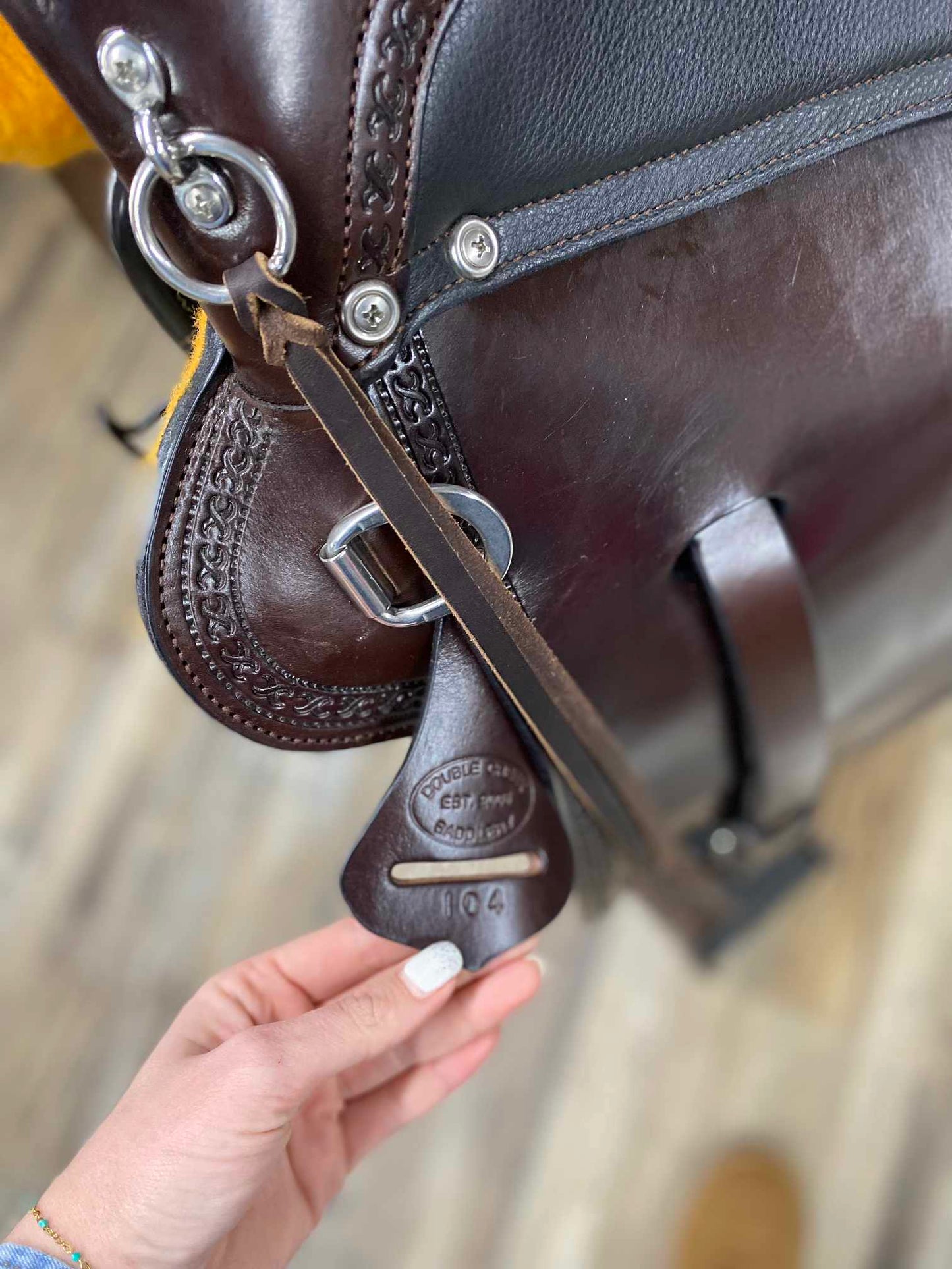 NEW Henry Miller Buena Vista 104 Handcrafted Custom Hornless Saddle 19"