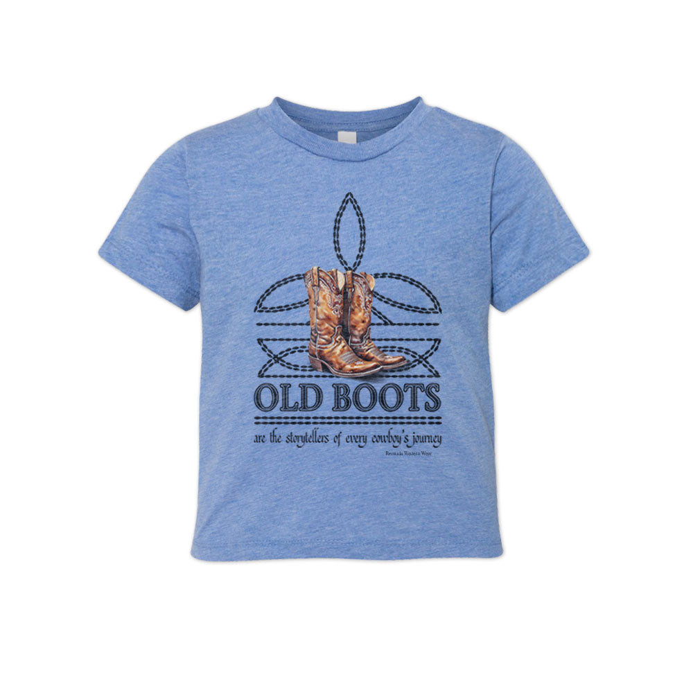 OLD BOOTS Cowboy Boot Stitch Toddler Western Tee