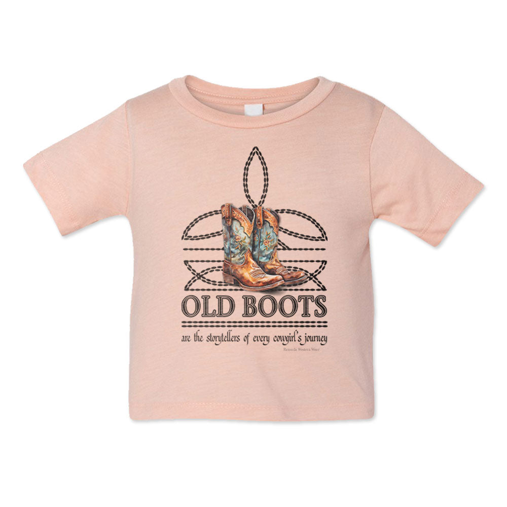 OLD BOOTS Cowgirl Boot Stitch Infant Western Tee