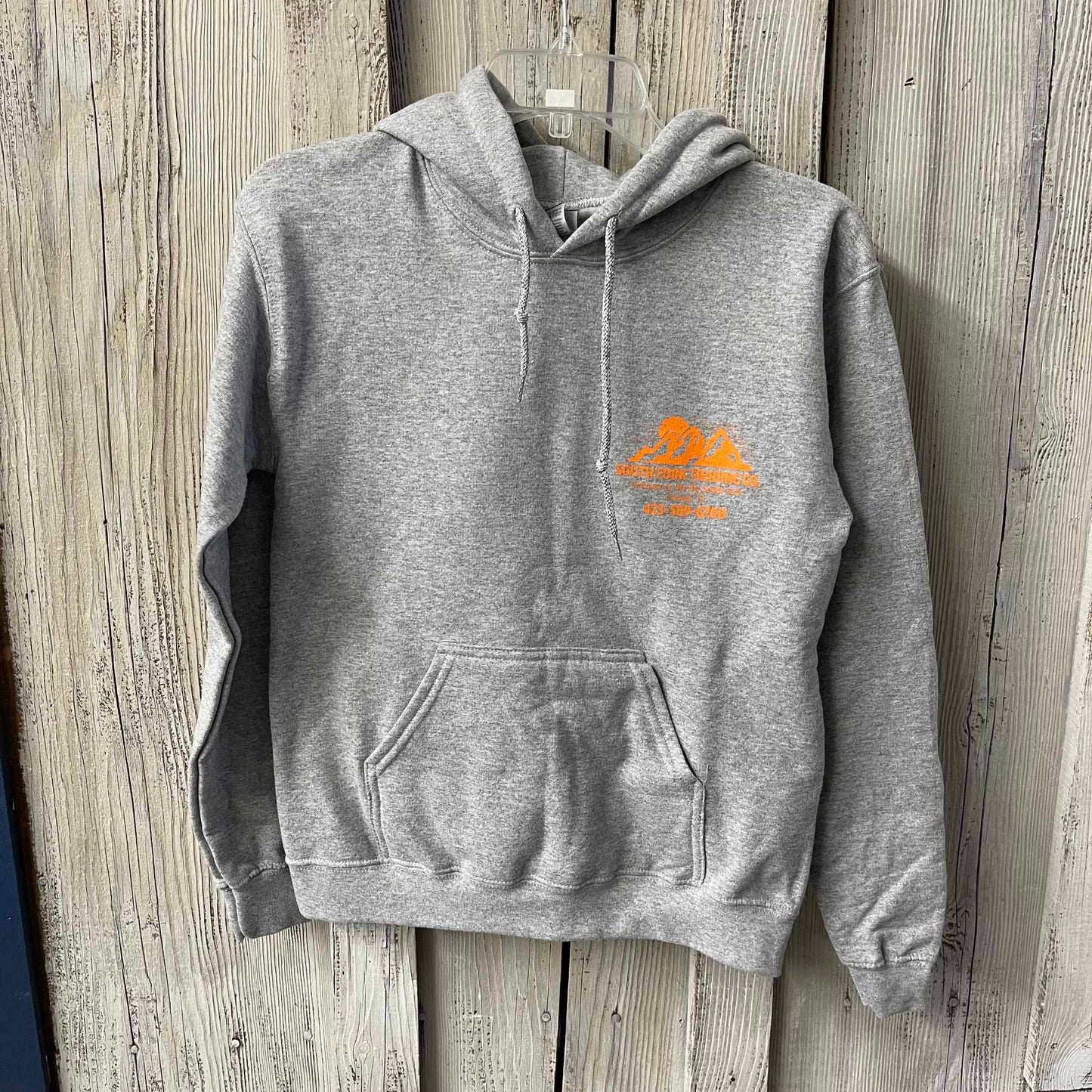 South Fork Trading Co Adult Unisex Western Pullover Hoodie Orange SFTC Logo