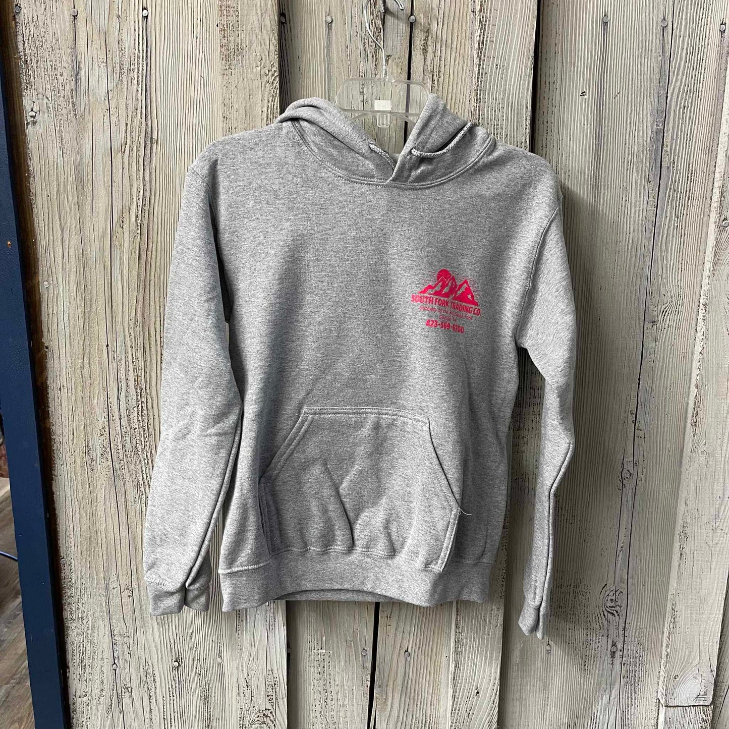 South Fork Trading Co Adult Unisex Western Pullover Hoodie Pink SFTC Logo
