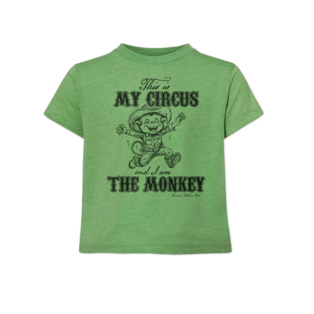 THIS IS MY CIRCUS AND I AM THE MONKEY Toddler Western Tee