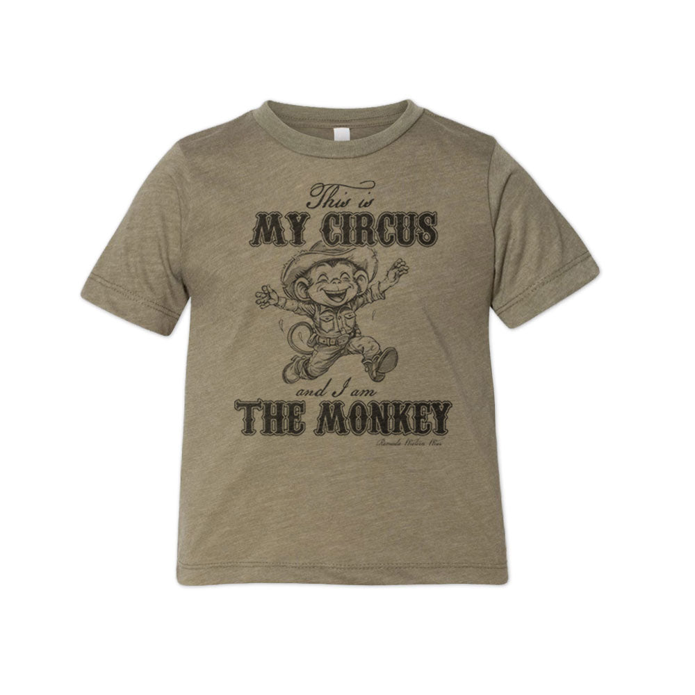 THIS IS MY CIRCUS AND I AM THE MONKEY Toddler Western Tee