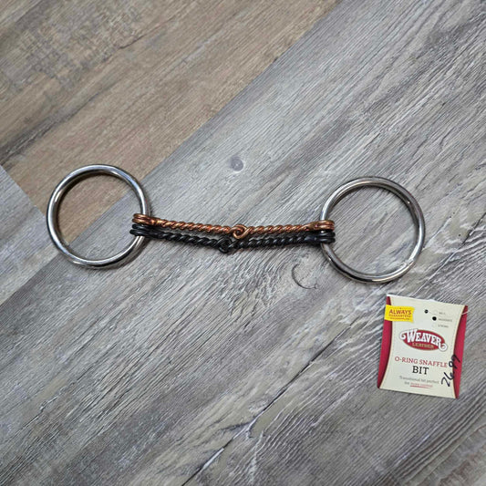 Weaver Tabelo O-Ring Double Twisted Copper Snaffle Bit